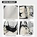 SAANG & JAT Star Messenger Bag, Vintage Star Tote Bag Y2K, Cute Aesthetic Crossbody Bag For Women, Fashion Shoulder Bag For Travel Bags (White), Large