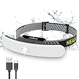【USB recargable】 Esta linterna frontal recargable LED USB de alto brillo de 800 lúmenes tiene una batería recargable de 18650 mAh que le permite cargar y encender la luz al mismo tiempo. No es necesario esperar a que se cargue por completo ni reemplazar la batería. El indicador de batería lo ayudará a dominar el uso de la batería. Puede satisfacer sus necesidades de uso al aire libre a largo plazo.