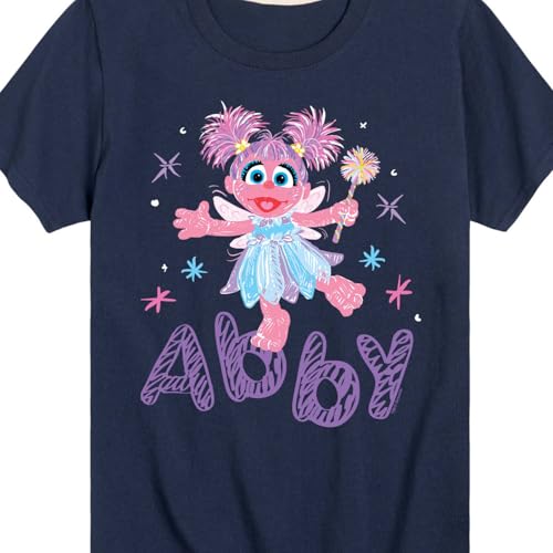 Sesame Street - Scribble Abby Cadabby - Toddler and Youth Short Sleeve Graphic T-Shirt3