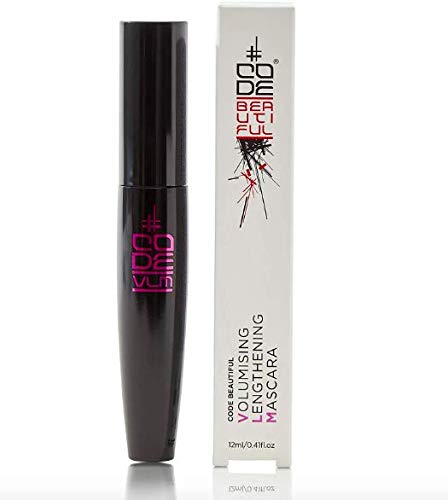 CODE VLM Volumising Lengthening Mascara 12ml. Enriched With Lash Lengthening And Volumising Ingredients For Bold, Beautifu...