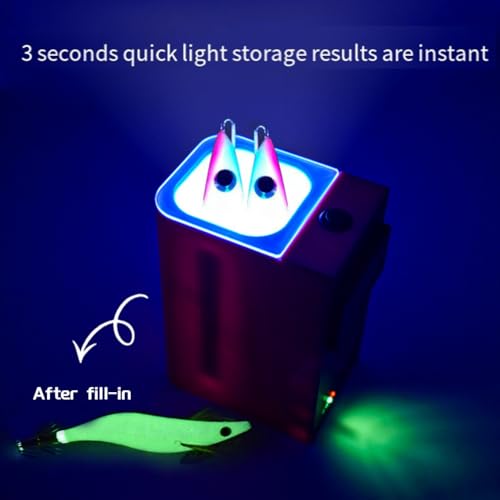 Lampe UV de pêche pour activer la phosphorescence des appâts sombres - 4