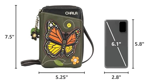 Image of CHALA Wallet Crossbody Cell Phone Purse - Women Faux Leather Multicolor Handbag with Adjustable Strap