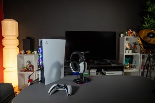 Konix Ventilador de refrigeración para consola PS5-21 x 68 x 40 cm - 3 velocidades - Iluminación LED RGB - Puerto USB 3.0 - Negro - imagen 7