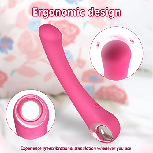 G Spot Vibrator Sex Toy For Women,Personal Wand Massager With 9 Vibrating Modes,Powerful Waterproof Silent Clitoral Anal Stimulation Vibrators,Soft Silicone Dildo Adult Sex Toys For Couple #TOP5