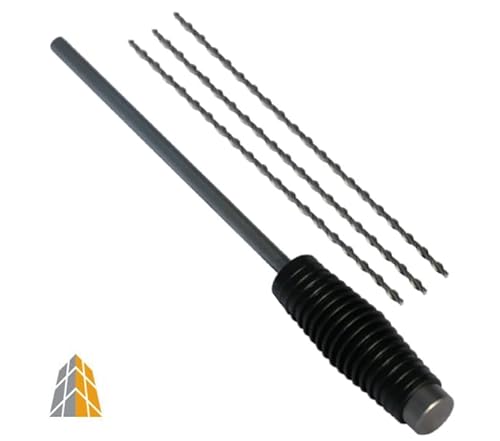 Bridas y kits helicoidales de pared de acero inoxidable con marco de madera, 100 Nr (245 mm, solo lazos sueltos) Cover