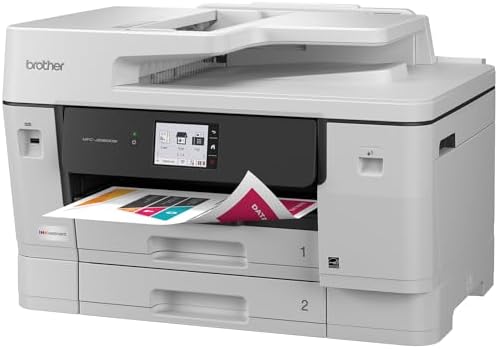 Brother INKvestment MFC-J6960DW Wireless Colour Inkjet All-in-One Printer with 11”x17”, A3 Capabilities and 3.5” Colour Touchscreen for Business - 1