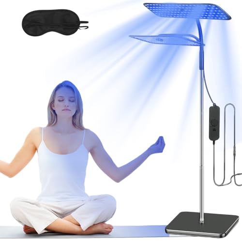 Kensbro Bräunungslampe, 25W Blaues Licht Solarium für Zuhause mit Versenkbarem Sockel, 360 ° Rotation GesichtsbräUner Gerät mit Solarium Brille, 126 PCS 850NM+660NM Gesichtssolarium für Zuhause Kensbro Bräunungslampe, 25W Blaues Licht Solarium für Zuhause mit Versenkbarem Sockel, 360 ° Rotation GesichtsbräUner Gerät mit Solarium Brille, 126 PCS 850NM+660NM Gesichtssolarium für Zuhause