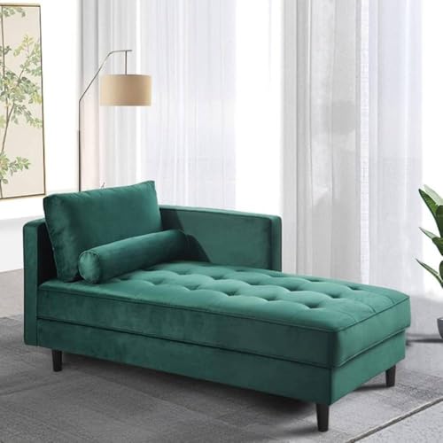 BAMOOLI Chaise Lounge Chair Indoor 64" Armrest Upholstered Recliner Sofa
