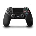 Game Controller for PS4, KINGEAR Pro Wireless Controller Gamepad for Playstation 4 with Dual Vibration - Black