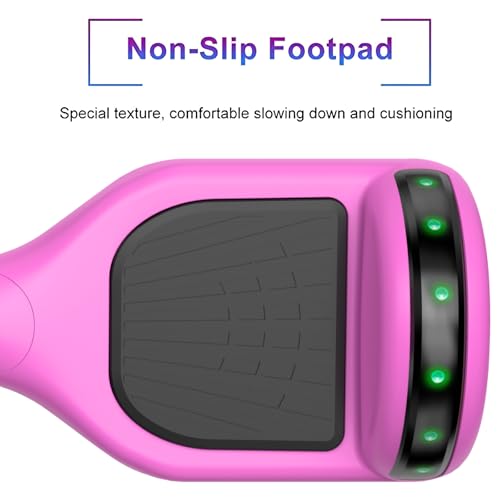Image of SISIGAD Scooters for Kids Ages 7-12, with Built-in Bluetooth Speaker and 6.5 inch Colorful Lights Wheels, Safety Certified Self Balancing Scooter