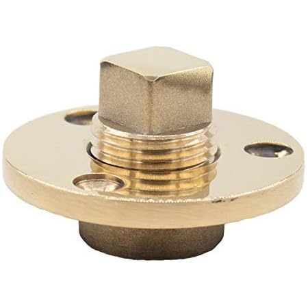 Amazon Com Moeller Boat Transom Drain Tube With Pipe Plug Boating Plumbing Fittings Sports Outdoors