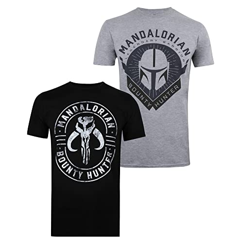 Star Wars Emblem Pack 1 Camiseta, Multicolor, M 2 para Hombre