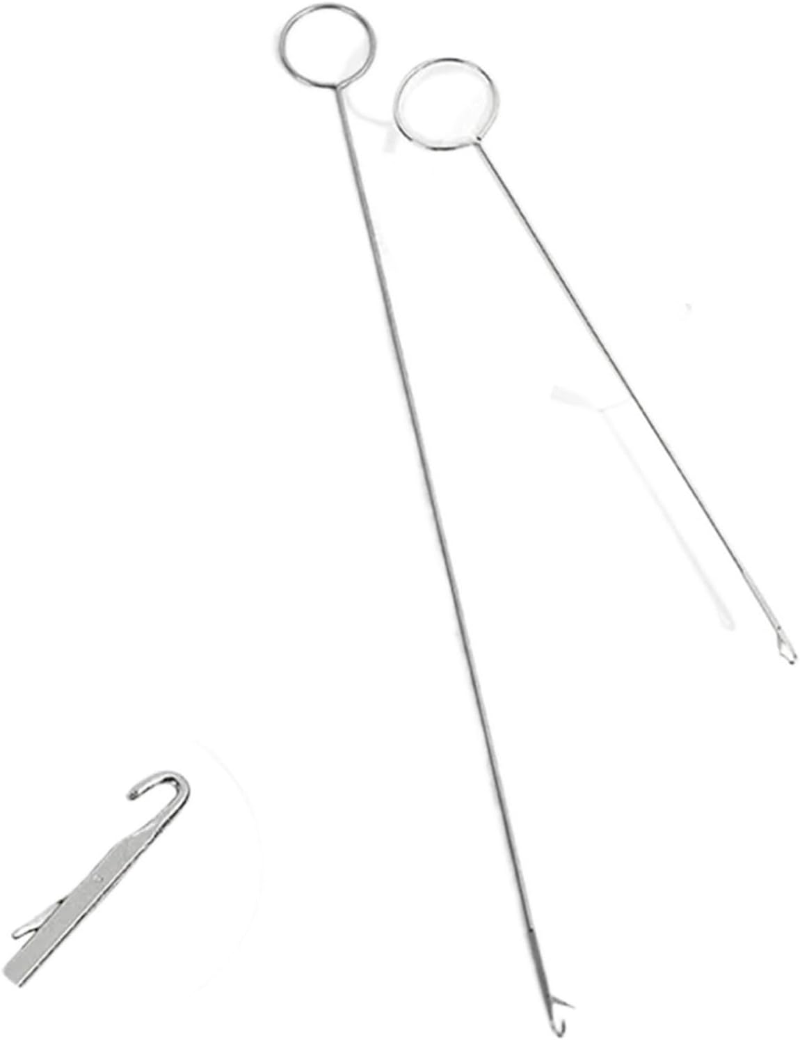 Sewing Ring Turning Hook 50 Pcs Sewing Ring Hook, Used for Turning Fabric Tubes and Knitting Accessories.(Small)