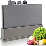 Photo Gallery myiosus set di 4 taglieri da cucina in plastica, con supporto, antiscivolo, lavastoviglie disponibile, con forbici multifunzionali, per carne, pesce, verdure, cibo cotto Photo Gallery myiosus set di 4 taglieri da cucina in plastica, con supporto, antiscivolo, lavastoviglie disponibile, con forbici multifunzionali, per carne, pesce, verdure, cibo cotto