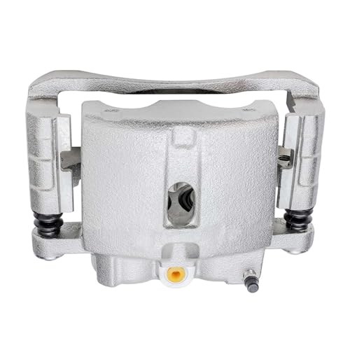 Image of Detroit Axle - Rear Right Brake Caliper w /Bracket for Chevy Silverado 1500 | GMC Sierra 1500 01-03 /05-06 1500HD 99-04 2500 04-06 3500 01-10 2500HD 07-10 3500HD, 00-13 Yukon XL Suburban 03-09 Hummer H2
