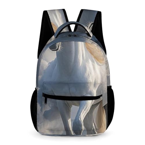 The Galloping Horse Is Galloping Backpack for Men Women, Durable Small Backpack Casual Lightweight Daypack for Travel Bag