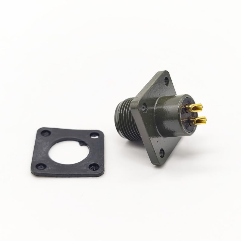 Connecteur circulaire industriel MS3102A10SL-4P MIL-DTL-5015 mâle à souder à 2 broches