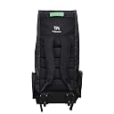 WHITEDOT Sports Polyester Spliit Duffle Wheelie Cricket Kitbag, Black gallery image