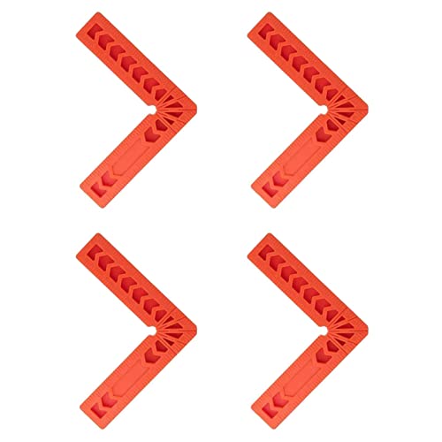 Regla de acero triangular para medir ángulos 4 piezas miniatura 1