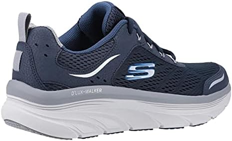 Skechers Men's D'Lux Walker Oxford, Navy/Gray, 10 4E US | Image 3