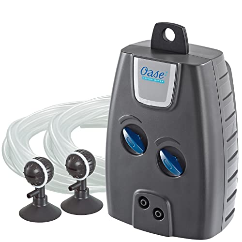 OASE OxyMax 400 noir pompe à air silencieuse pour aquarium d'intérieur