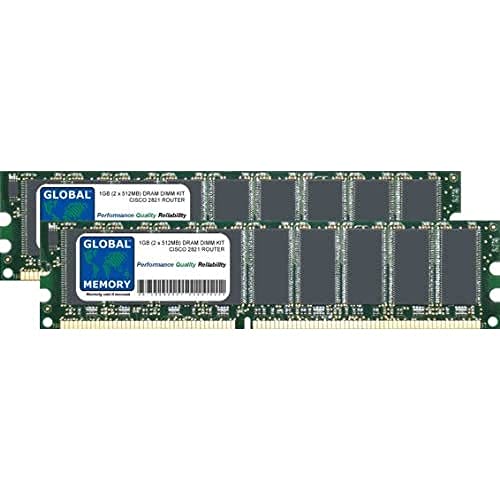1GB (2 x 512MB) DRAM DIMM  RAMLbg VXR 2821 [^[p (CISCO P/N MEM2821-256U1024D)