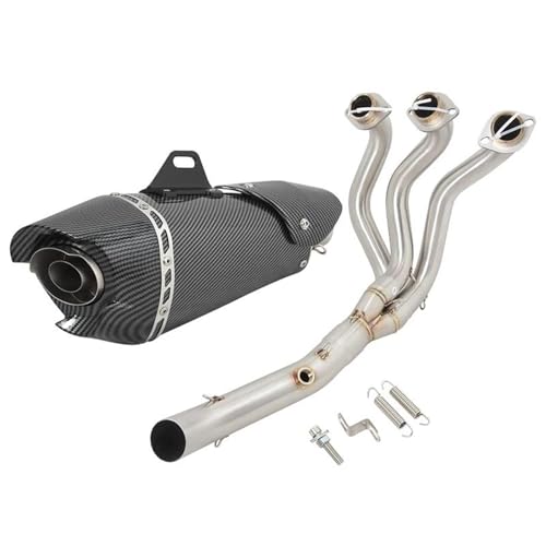 Slip-On-Auspuffanlage Für Yamaha FJ09 MT09 Tracer 900 GT MT-09 FZ-09 XSR900 2015-2020 2021 Komplettes Motorrad-Auspuffsystem Mit Vorderrohr Und Schalldämpfer