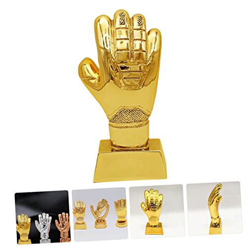 INOOMP troféu de luva de futebol troféu de goleiro troféu de recompensa infantil luvas infantis o pr