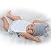 Produktbild iCradle Reborn Baby Doll 20 Zoll 50cm ilikon Ganzkörper Silikon Baby Puppe Weiche Reborn Babypuppe Look Echte Nette Lebensechte Baby Doll Toddler Junge (Boy)