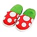 TISOSO Super Piranha Plants Plush Slippers Unisex Warm House Slippers With Green Warp Pipe Plush for Adult