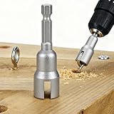 Power Wing Nut Driver,Alloy Steel Wing Nut Driver Bit,1/4″ Hex Shank Drills Bits for Screws Eye,C Hook Bolt, Q-Hanger