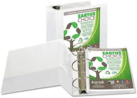 Earths Choice Biobased Round Ring View Binder