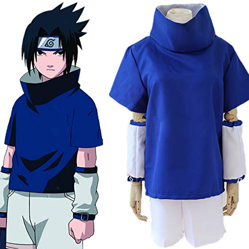 Preisvergleich Produktbild Lackingone Naruto Kostüm von Sasuke Uchiha,Blau (L)