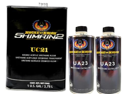 House of Kolor UC21 Gallon Clearcoat Kit 2:1 Mix (2 Quarts Medium Catalyst)