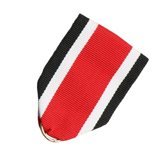 Asukohu Iron Croses Medals Ribbon Deutsch Militar Premio DIY Accesorio Insignia Hanging Gurting Iron Croses Medaillen Insignia Brosche Pins Militar Precio Accesorio, rojo, Talla única