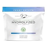Muscle Feast Hydrolyzed Whey Protein Powder, Grass Fed and All Natural Hormone-Free, Hydro Whey Powder for Men and Women, Gluten Free, Non-GMO, Delicious Hydrolyzed Protein Powder, Unflavored, 5lb