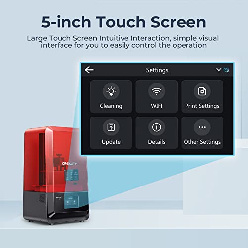 Creality Resin 3D Printer Halot-Lite 8.9" Monochrome Lcd Screen Uv 4K Resin 3D Printers With High-Precision Integral Light Fast Printing Wifi Control Easy Slicing, Larger Print Size 7.55X4.72X7.87In #TOP7
