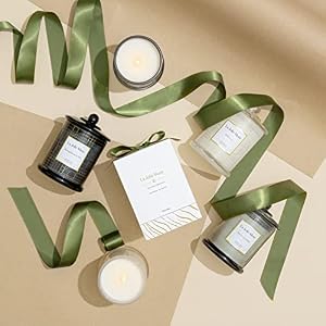 LA JOLIE MUSE Candles Gifts for Women, Candles for Women with Gift Box, Jasmine Scented Candle, Candles for Home Scented, Natural Soy Candles, 70 Hours 10 oz LA JOLIE MUSE Candles Gifts for Women Candles for Women with Gift Box Jasmine Scented Candle Candles for Home Scented Natural Soy Candles 70 Hours 10 oz