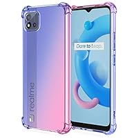 Coque pour Realme C11 2021, étui Silicone TPU Souple Verre Trempé, Mode