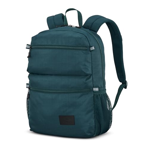 Image of High Sierra Everclass Backpack - Travel or Work Laptop Bookbag with 360 Reflectivity, Dual Water Bottle Pockets & Fits Laptops Up To 15.6 inch, One Size, TEAL