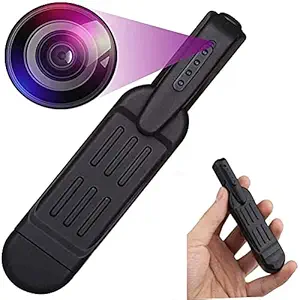 M & V Solutions USB 12mp, 1080P Mini Body Worn Wearable Recorder, 1080p Video and Audio Recorder, Portable Pocket Recording Bat Pen Camera for Home Business Meetings Security Black