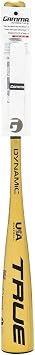 True Temper Dynamic -11 USA Baseball Bat with Gamma .5mm Grip Bundle 27" 16 oz.