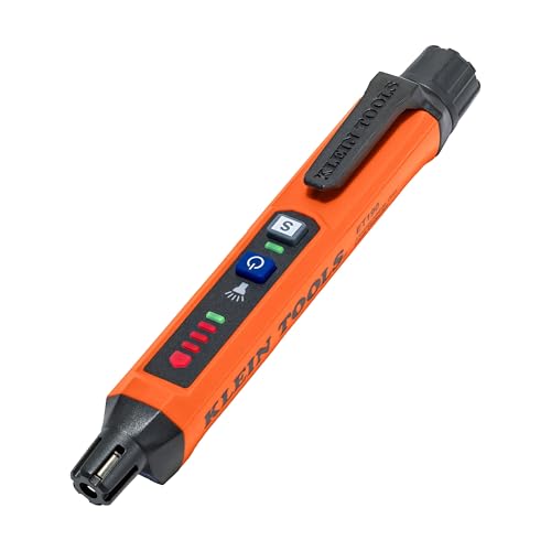 Klein Tools ET190 Gas Leak Detector, Wide Detection Range, Audible and LED Alerts, Slim and Lightweight