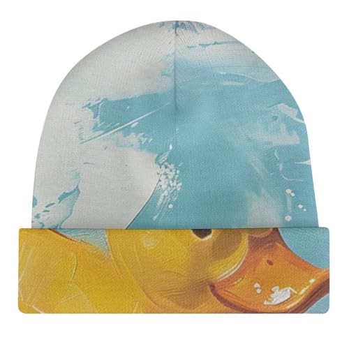 Exotic LeavesChildren's Polyester Knitted Hat, Easy to Travel4