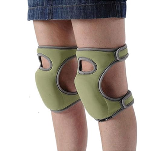 CYSJ 1 paire de genouillères de jardinage en mousse EVA ultra douce et réglable pour le jardin,...