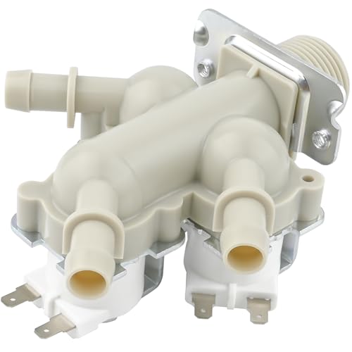 5221ER1003S Washer Water Inlet Valve Compatible with lg kenmore: WKE100HVA WM4000HBA WM3400CW WM4000HWA WM3470CW etc Replace 4869496 AP6798394 PS12587936 EAP12587936 PD00057211 etc