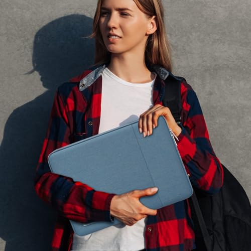 Tecool 14 Inch Laptop Sleeve,Protective Laptop Case 14 Inch For 14" Hp Elitebook Pavilion Dell Lenovo Thinkpad Acer Chromebook Notebook,Macbook Air 15 M3 M2 Waterproof Computer Bag,Denim Blue - 7