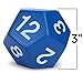 Learning Resources Jumbo Foam Polyhedral Dice, 5 Dice, 4, 8, 10, 20 Sides, Ages 5+