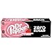 Dr Pepper Zero Strawberries and Cream Soda, 12 fl oz cans, 12 Pack