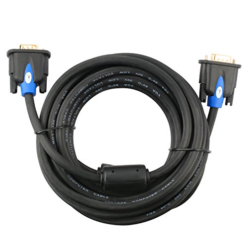 Vga Cable,Shd Vga To Vga Hd15 Monitor Cable For Pc Laptop Tv Projector-15Feet #TOP4
